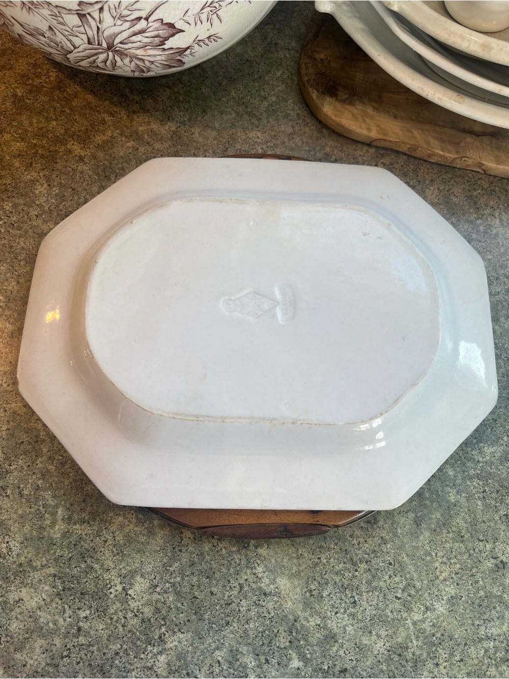 Antique English T&R Boote
Octagonal Ironstone Platter
May 19, 1851 EUC - Picture 5 of 6